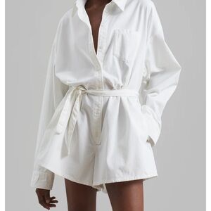 Short jumpzuit White in M  The Frankie Shop